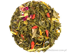 Zielona herbata Sencha Napój Samuraja