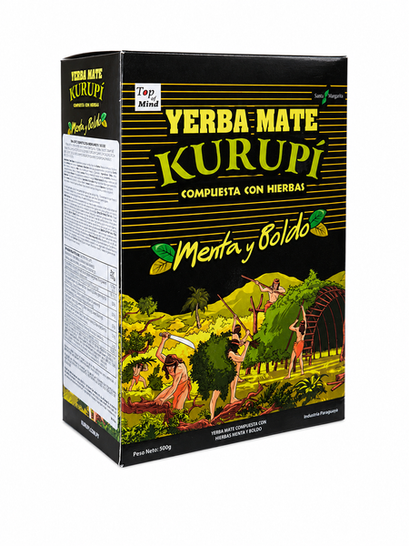 Yerba Mate Kurupi Menta Boldo 0,5 kg