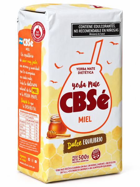 Yerba Mate CBSé Miel 0,5 kg – miodowa